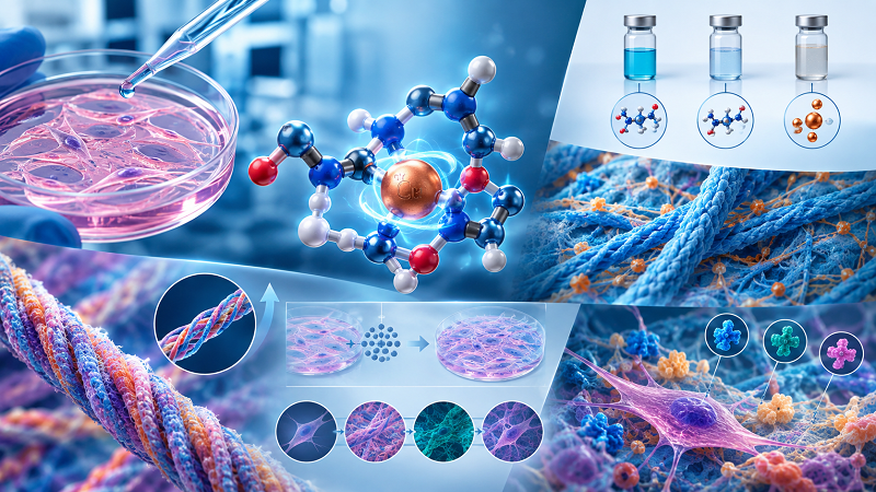 An Overview of GHK-Cu in Cellular and Matrix Research
